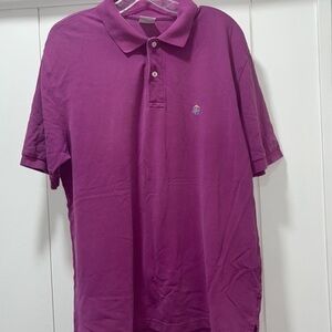 Brook Brothers vintage polo shirt size large. Purple/pink color
